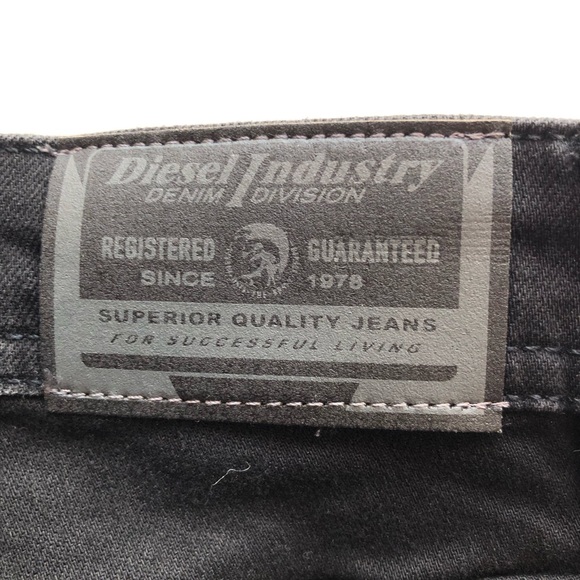 Diesel Industry Sleenker-J-N Slim Black Denim Jeans Pants Boys Kids Size 10Y - Picture 6 of 16